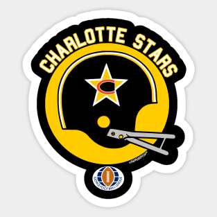 Charlotte Stars (World Football League) 1975 Sticker